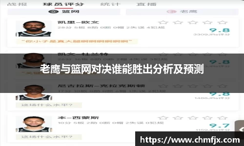 老鹰与篮网对决谁能胜出分析及预测